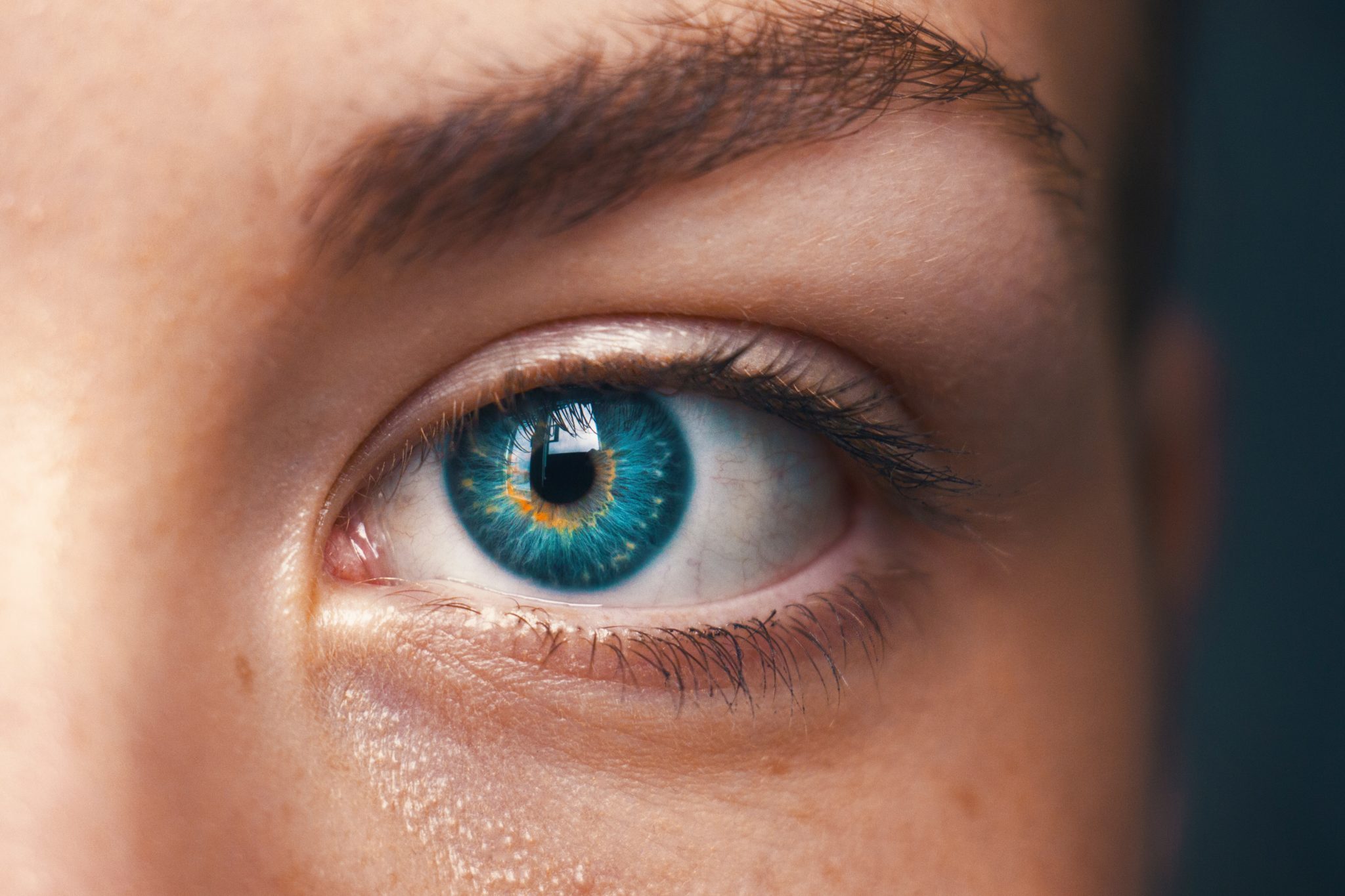 Close up von Auge – Symbolbild für Smarte Ziele